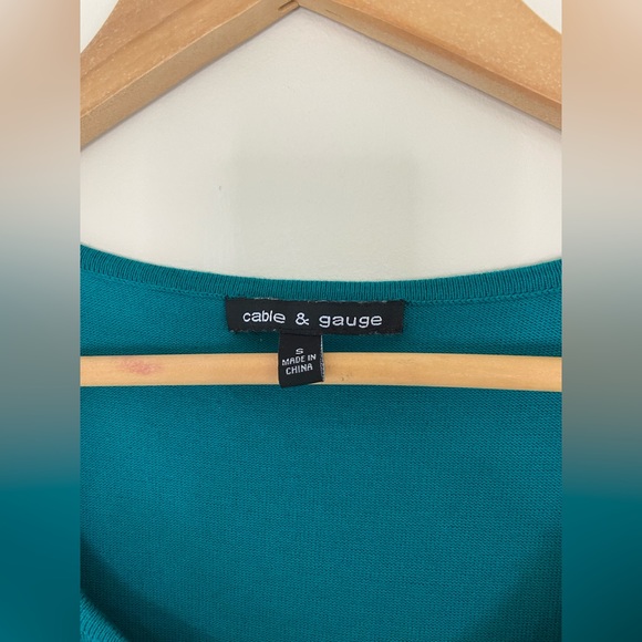 Cable & Gauge Tank Top turquoise green - Picture 5 of 7